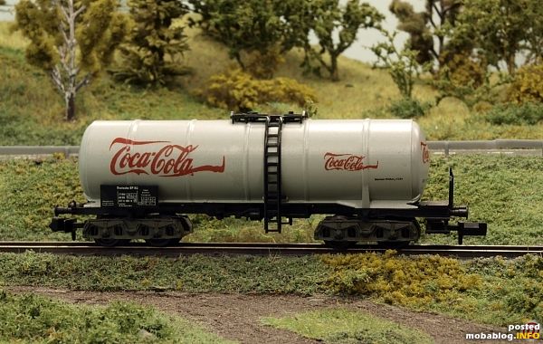  Tankwagen Fleischmann  -  CocaCola silber