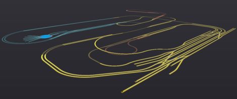 3D Ansicht in RailModeller Software (obere Ebene)