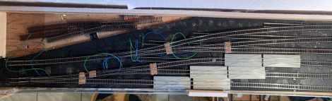 Einfahrt zum Schattenbahnhof 1